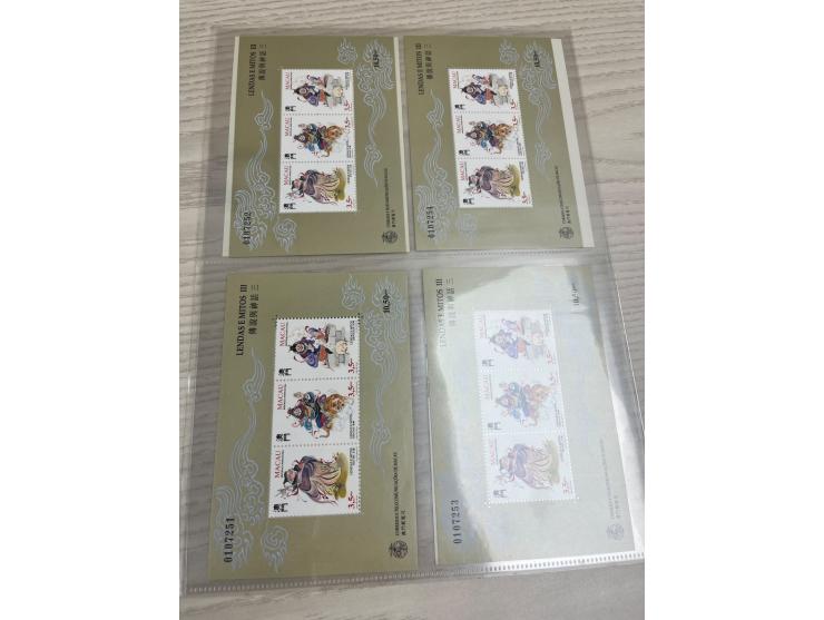 including Medicinal Plants, Butterflies, Grand Prix, Centenary of Macau Stamp and many others. With many duplicates. Mostly t